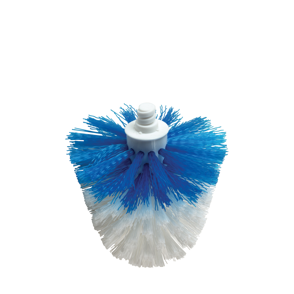 Compact Toilet Brush Replacement Head – White