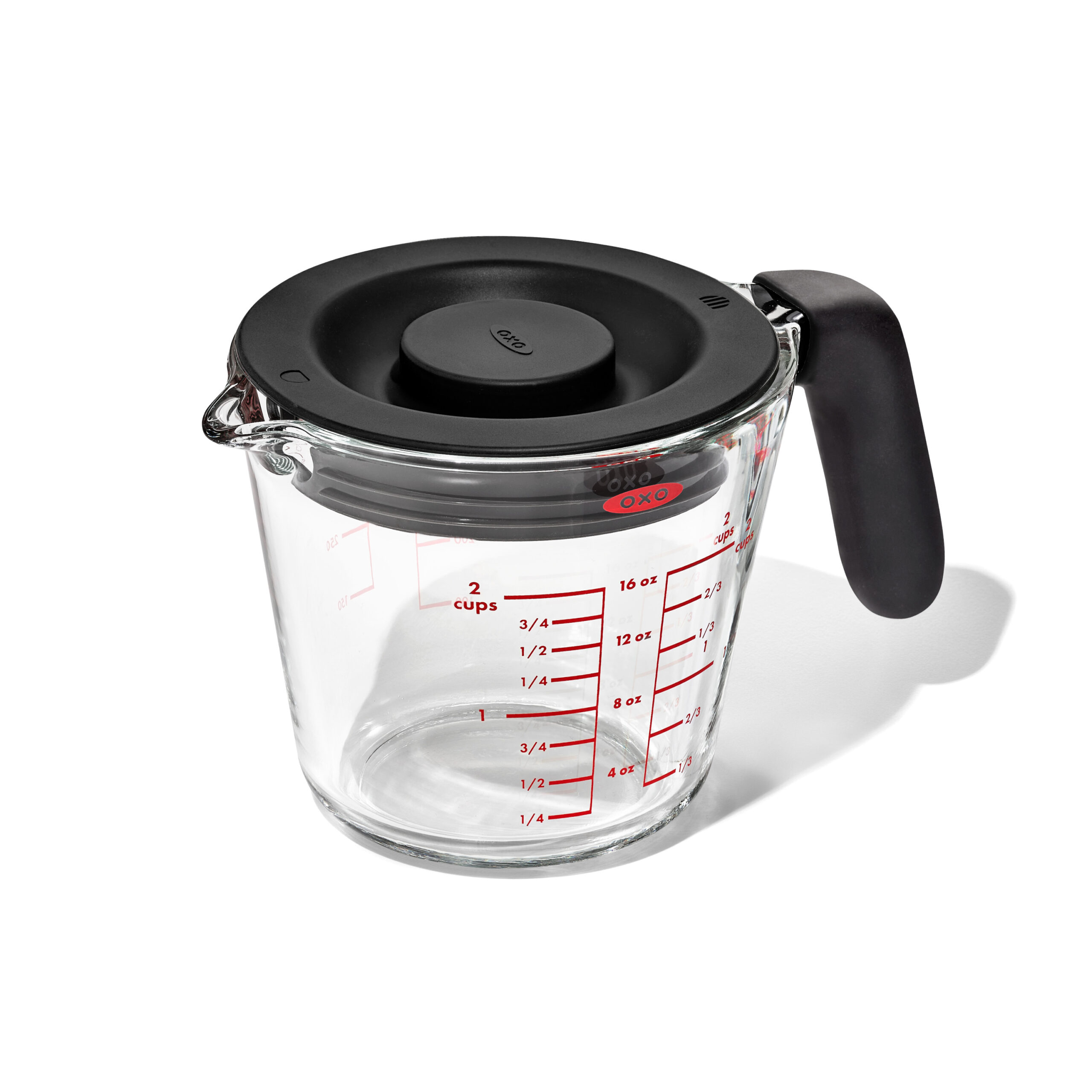 500mL Glass Measuring Cup with Lid