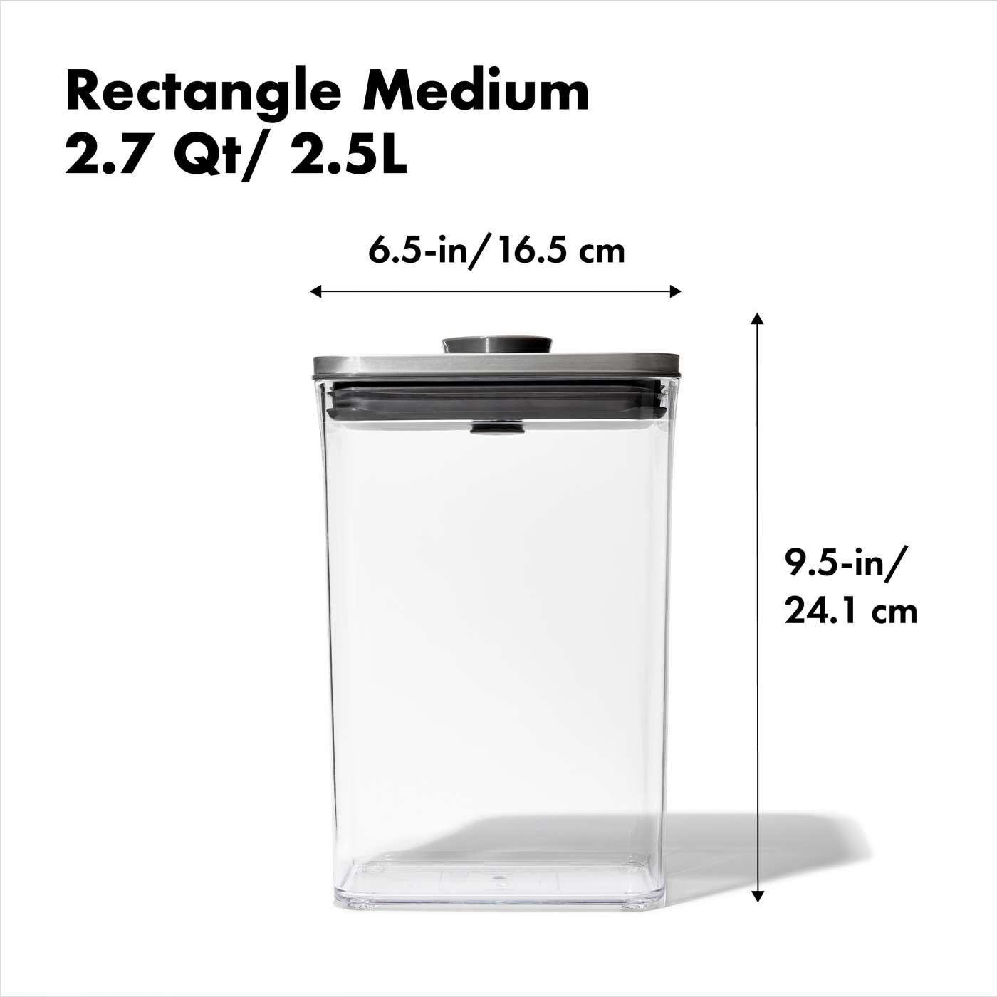 OXO OXO Pop 2.6 liter Rectangle Storage Container