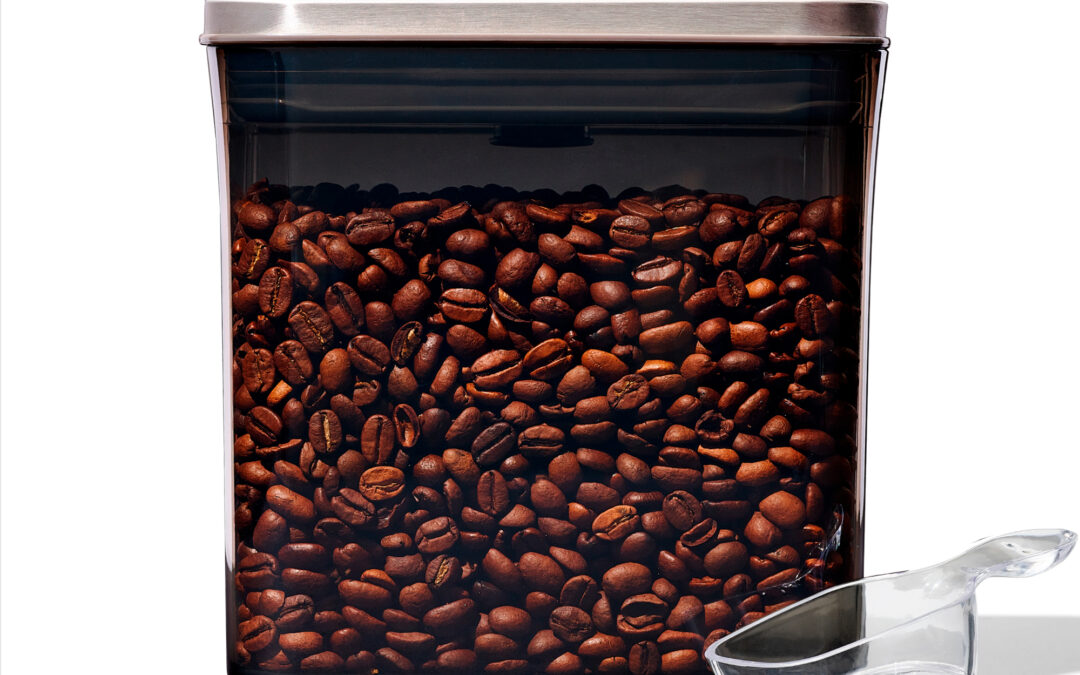 Steel Coffee POP Container with Scoop