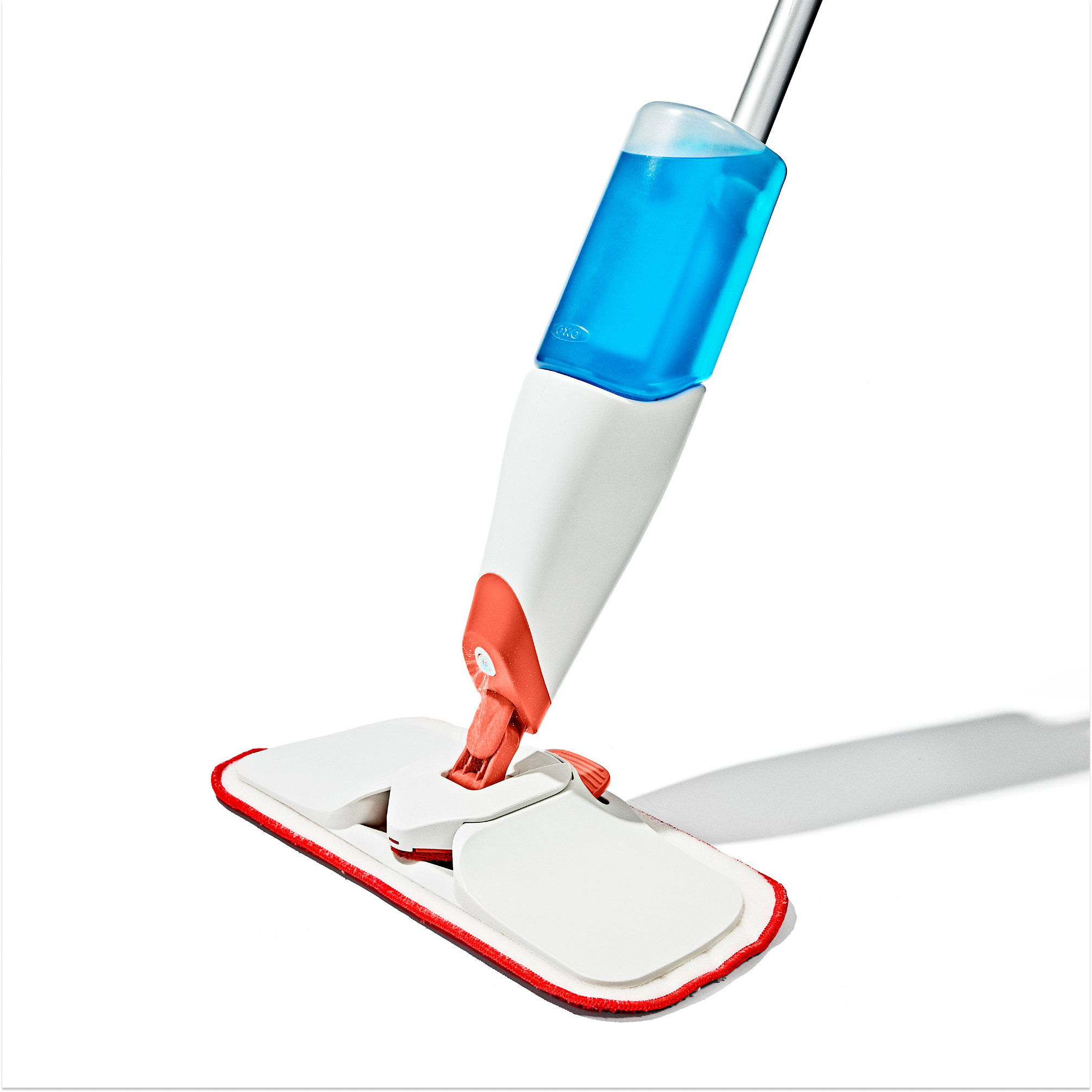 Microfibre Spray Mop with Built-in Scrubber