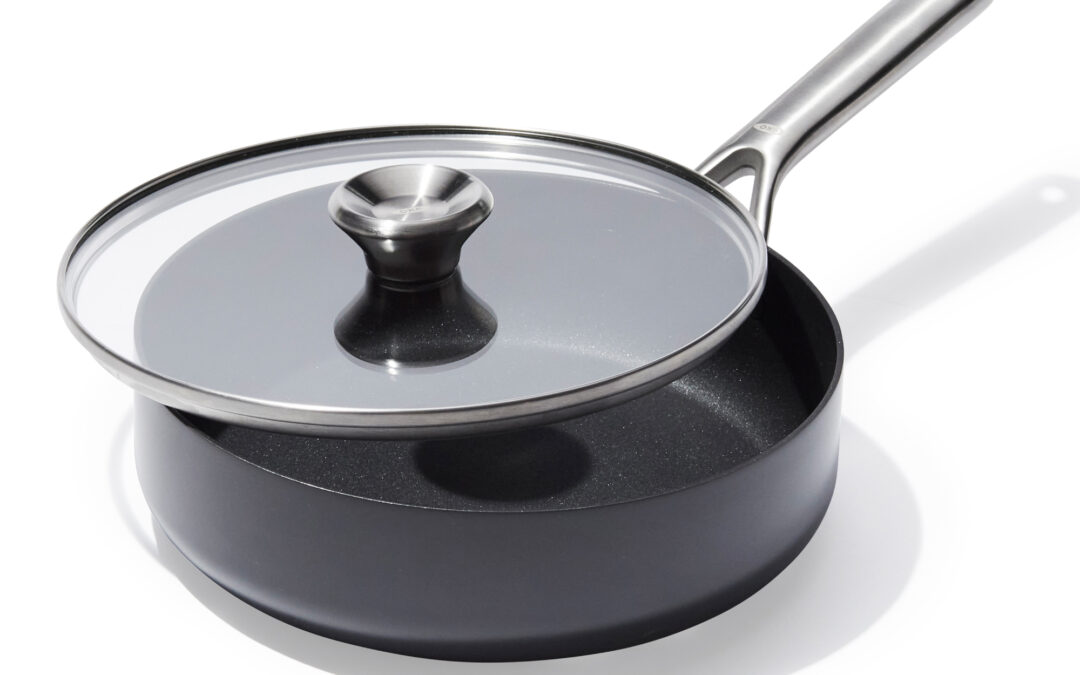 Ceramic Professional Non‑stick 24 cm Sauté Pan with Lid