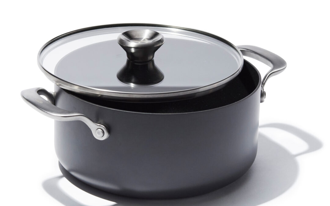 Ceramic Professional Non‑stick 24 cm Stockpot with Lid