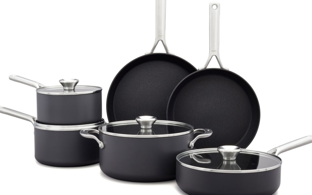 Ceramic Professional Non‑stick 10-Piece Cookware Set