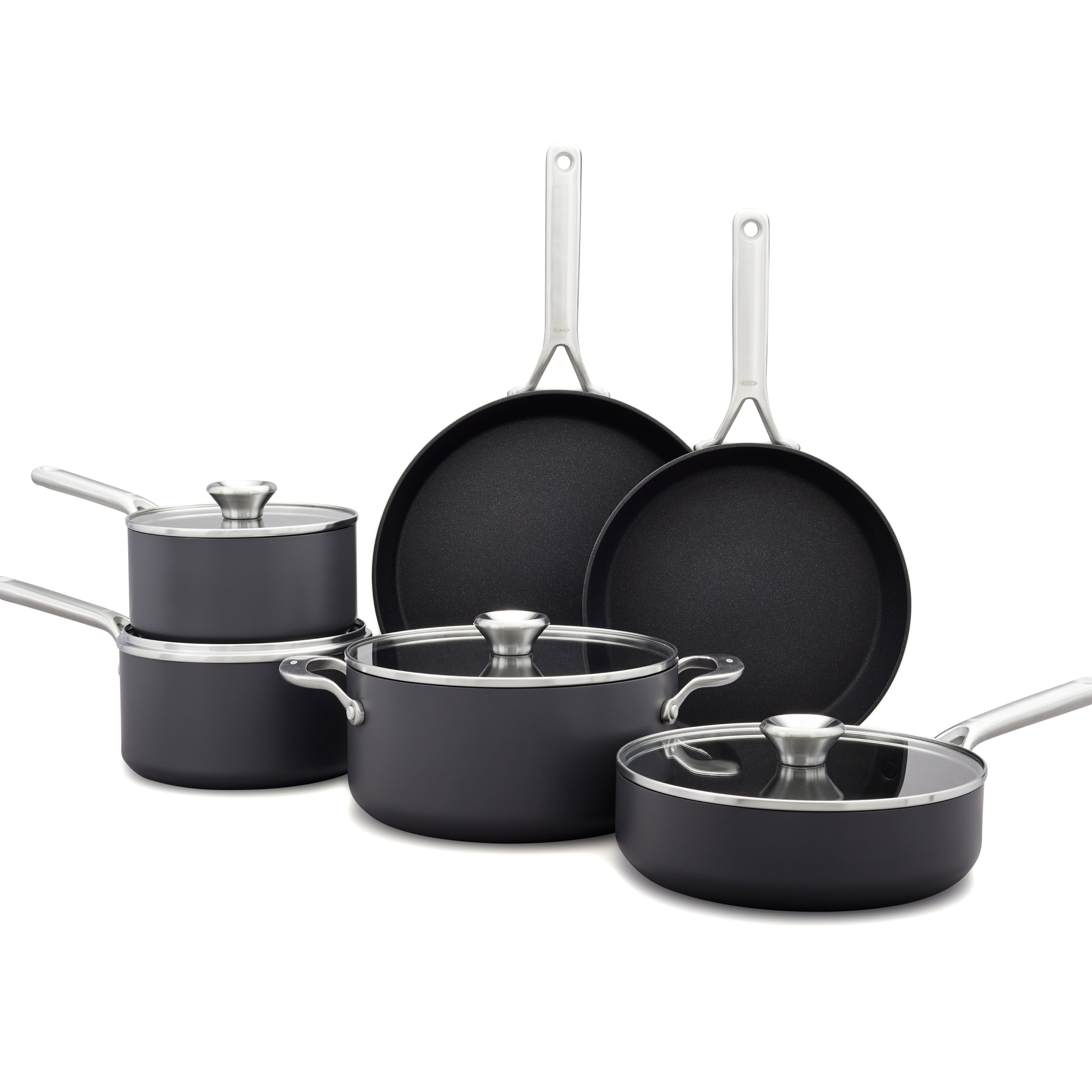 Ceramic Professional Non‑stick 10-Piece Cookware Set