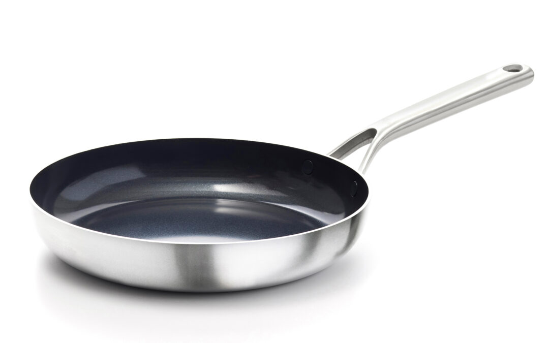 Tri‑Ply Stainless Steel Mira 26 cm Frying Pan – Ceramic Non-stick