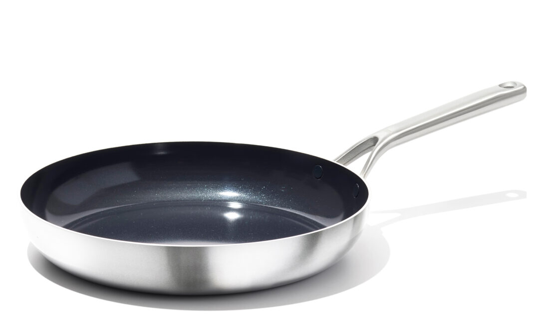 Tri‑Ply Stainless Steel Mira 30 cm Frying Pan – Ceramic Non-stick
