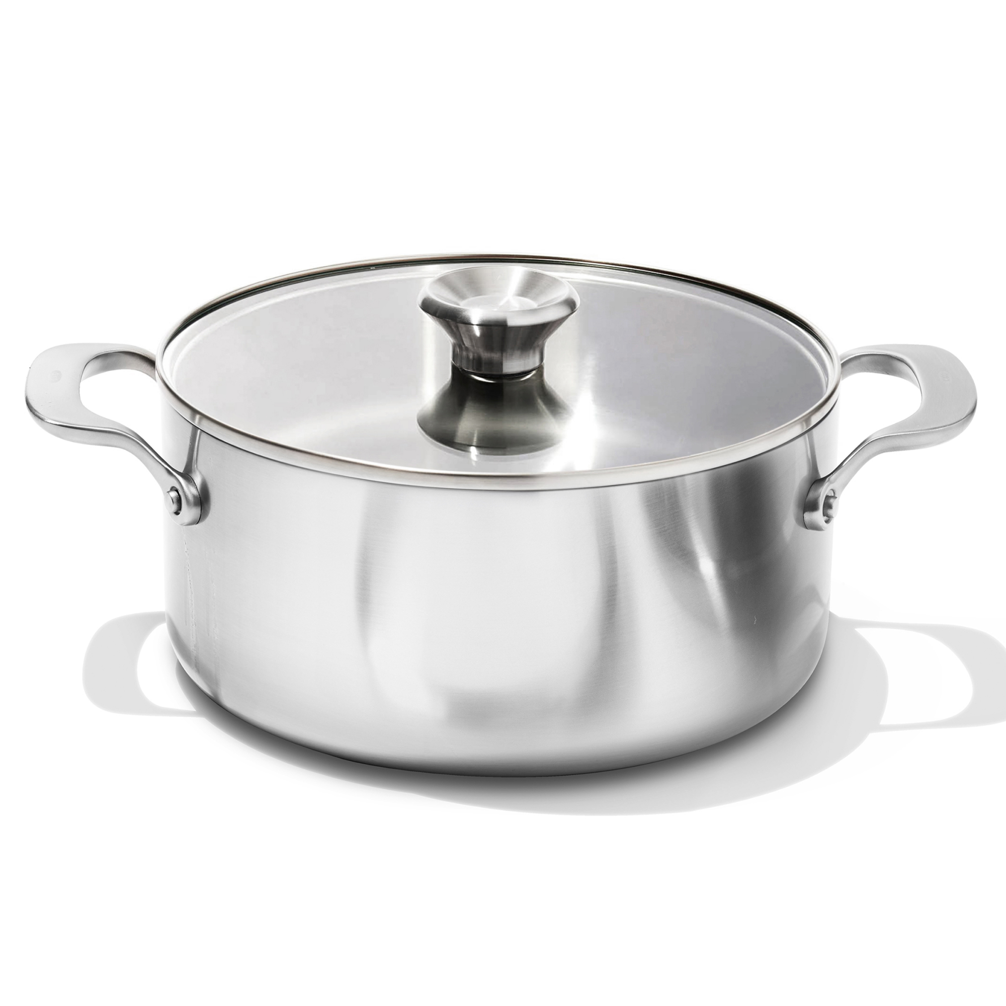Tri‑Ply Stainless Steel Mira 24 cm Casserole with Lid