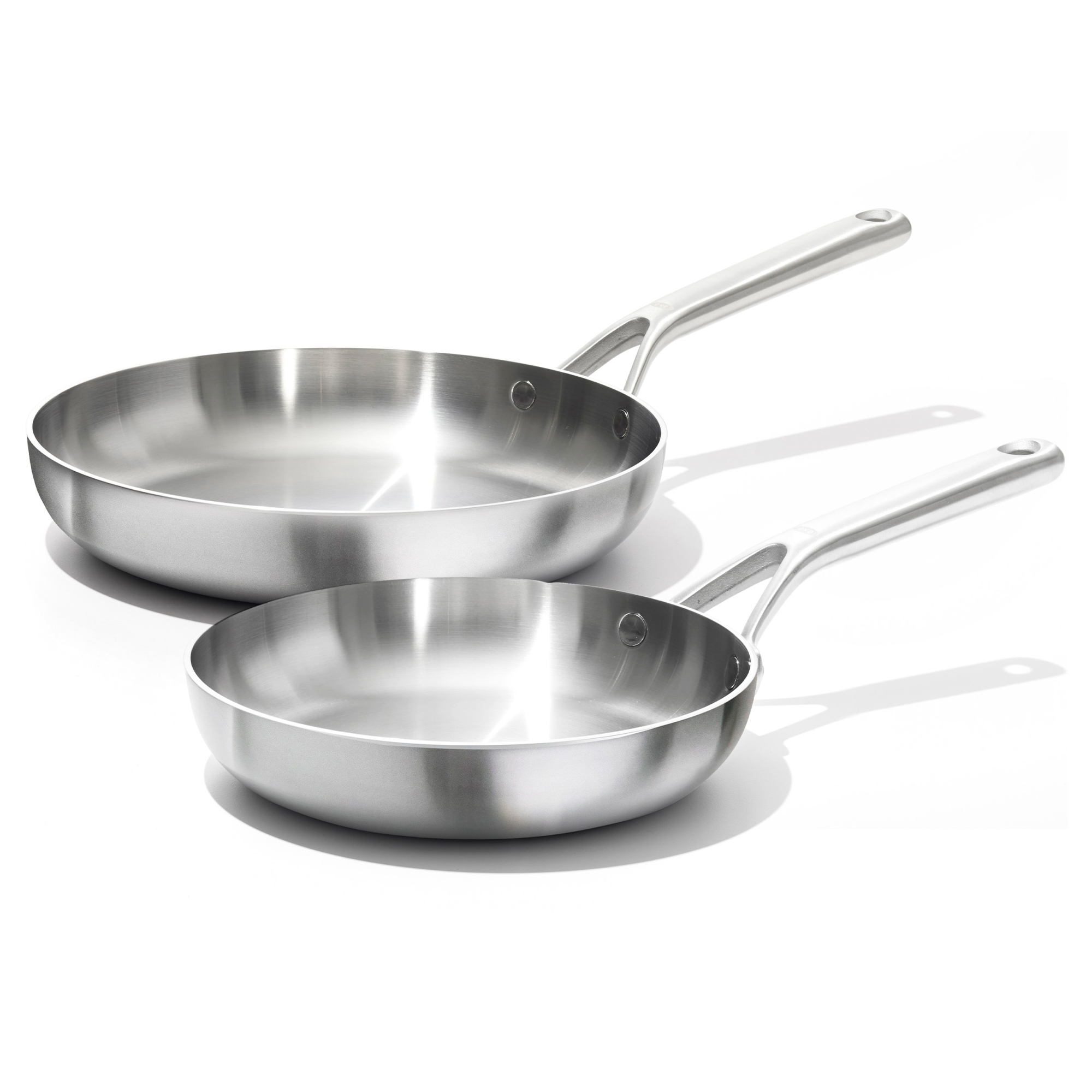 Tri‑Ply Stainless Steel Mira 20 & 26 cm Frying Pan Set