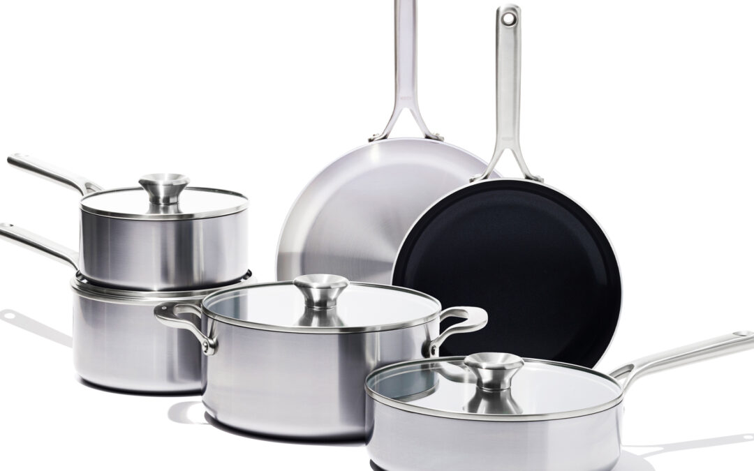 Tri‑Ply Stainless Steel Mira 10-piece Cookware Set