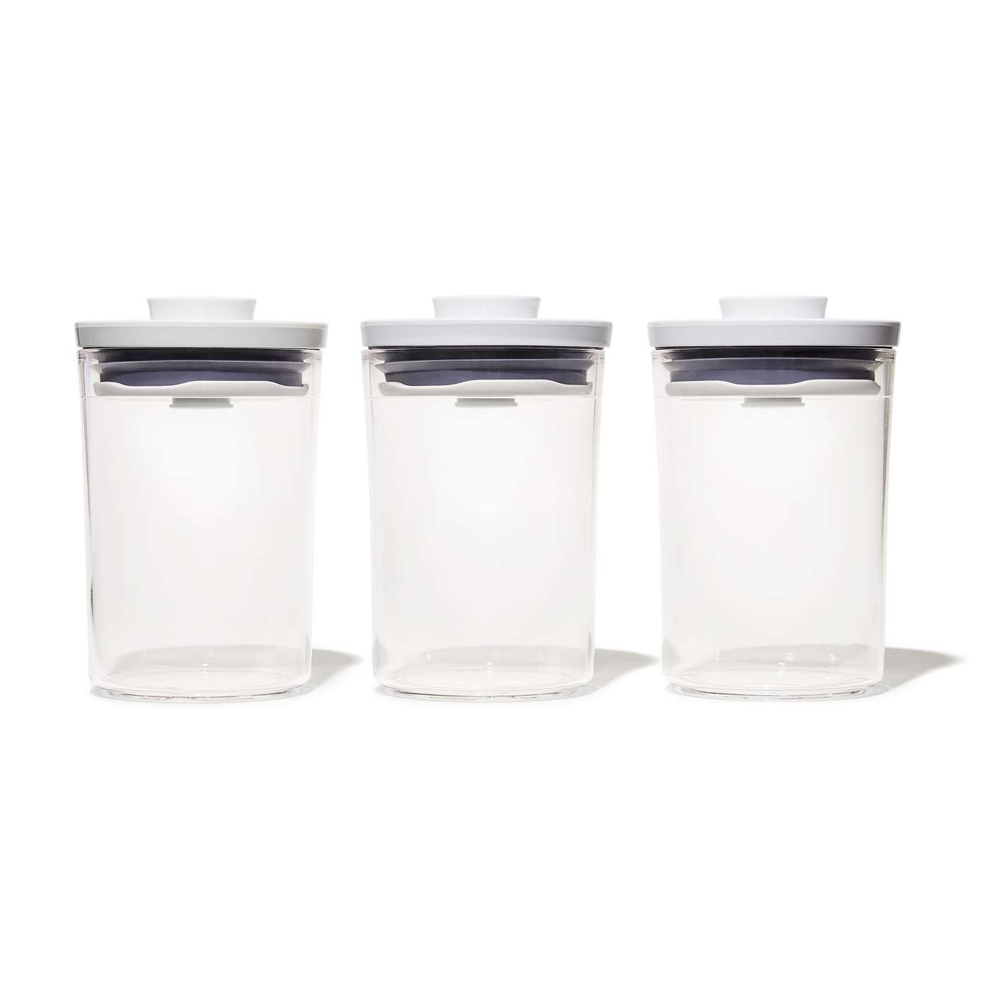 OXO Good Grips Round 3-Piece Mini Round POP Canister Set