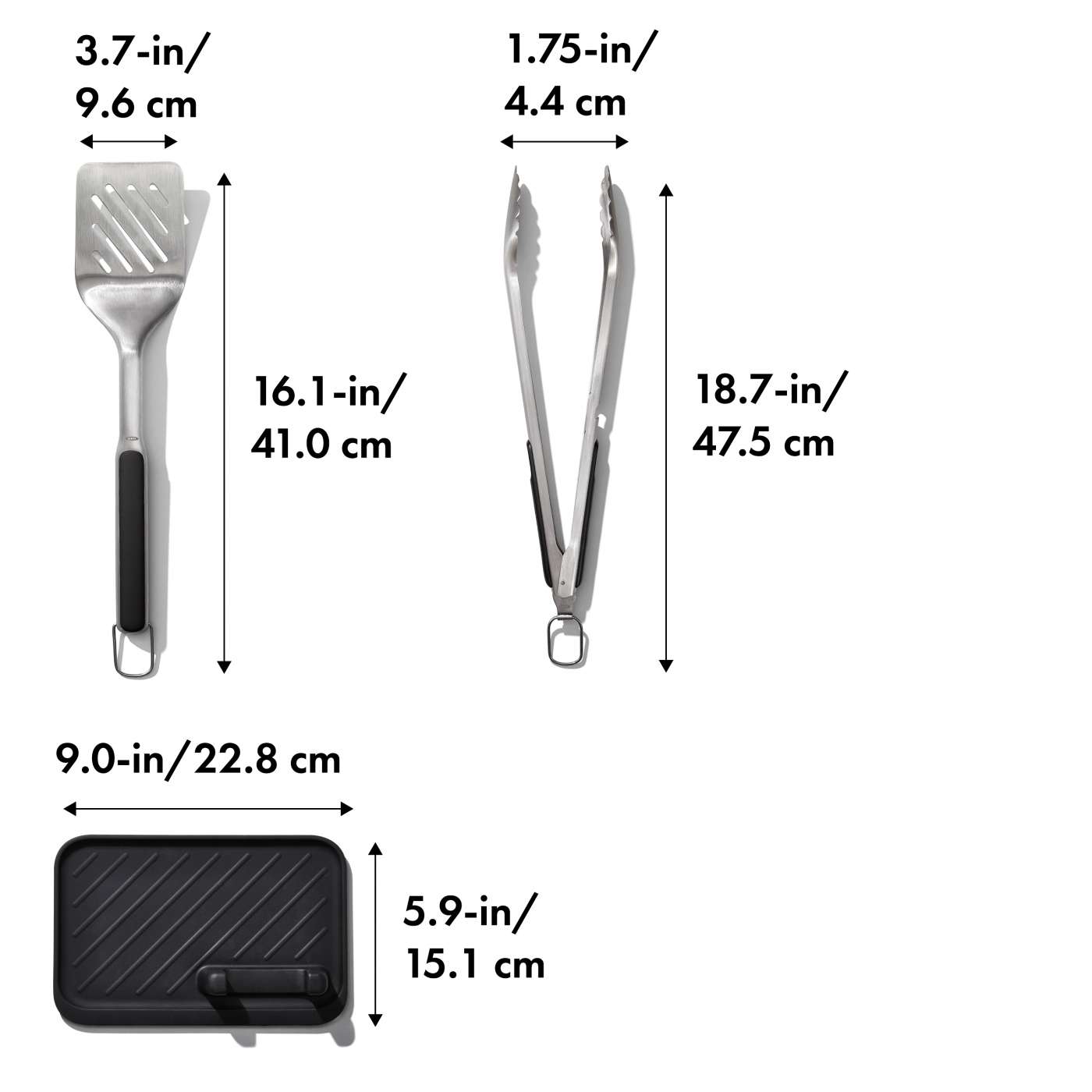 3-Piece Grilling Tool Set