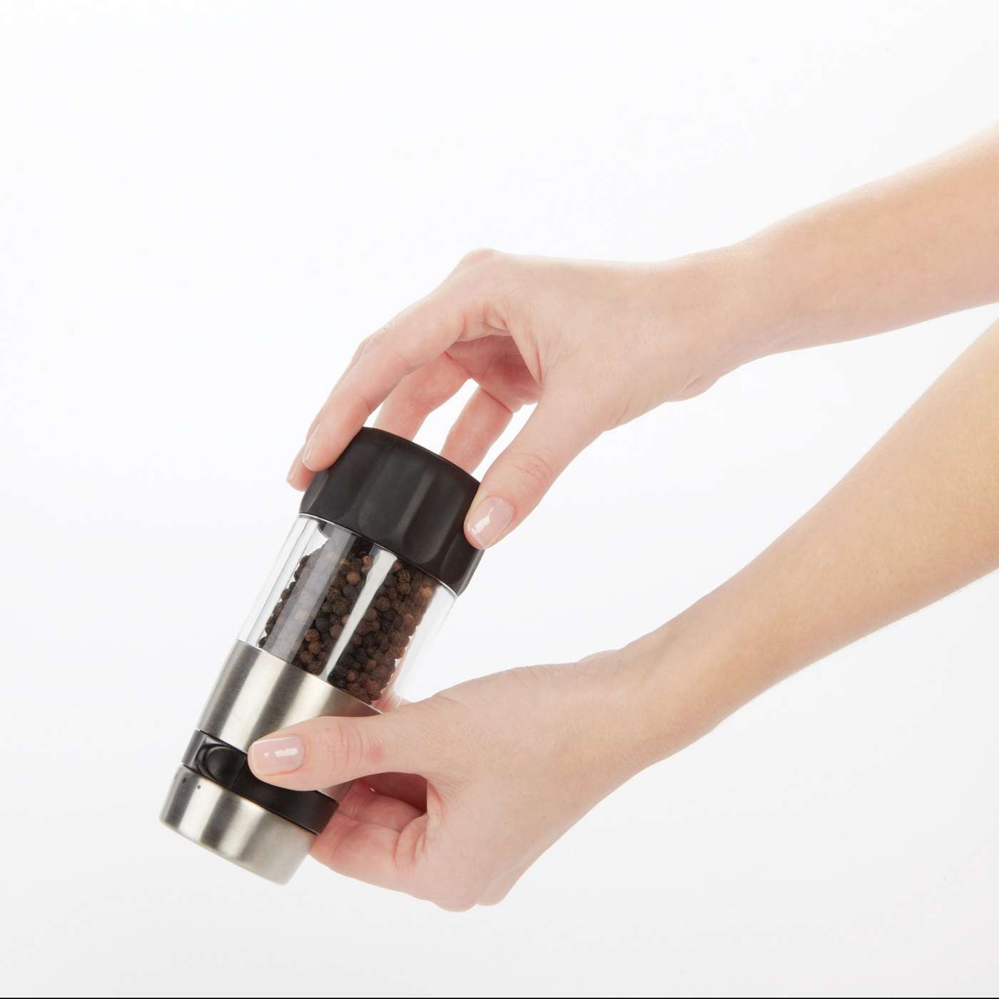 OXO Softworks Contoured Mess-Free Pepper Grinder Easy To Adjust