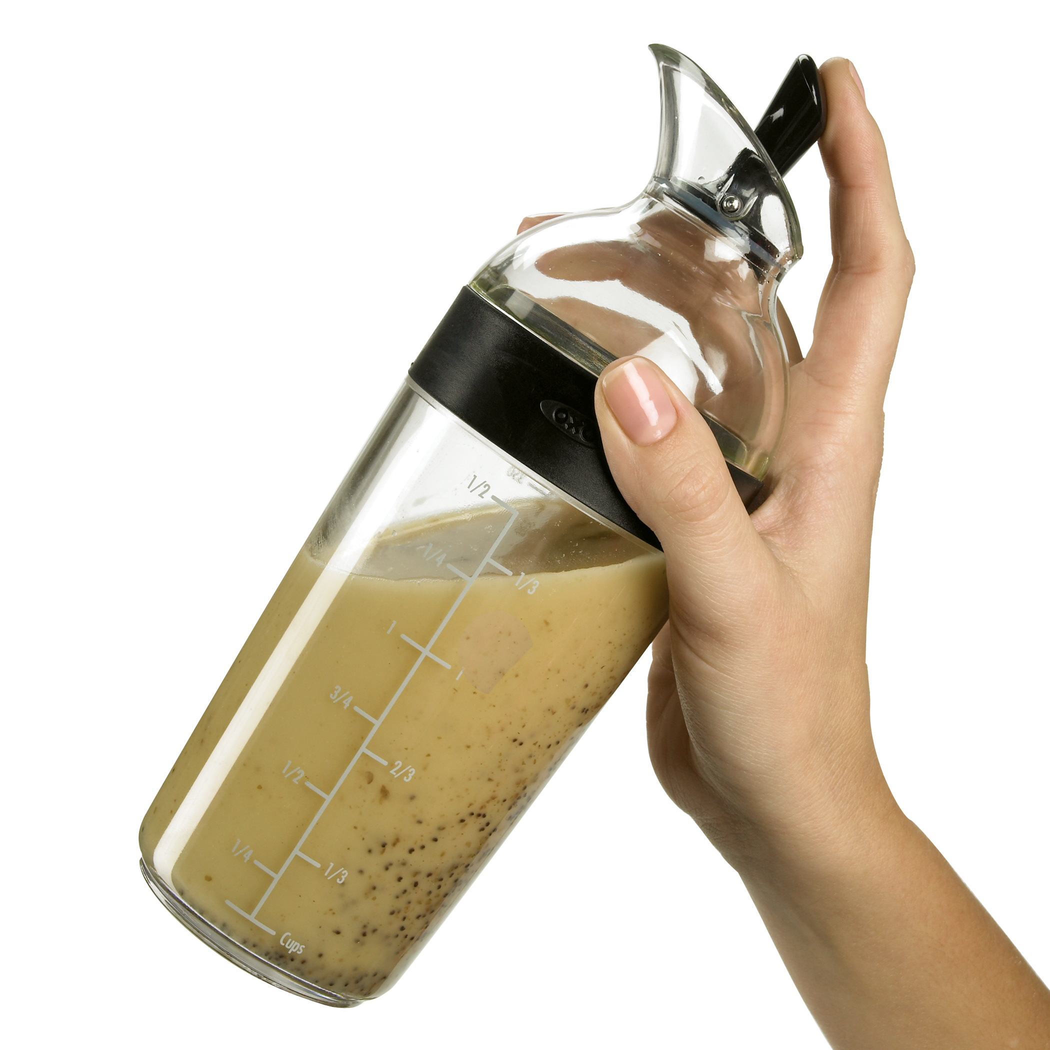 Salad Dressing Shaker - Black