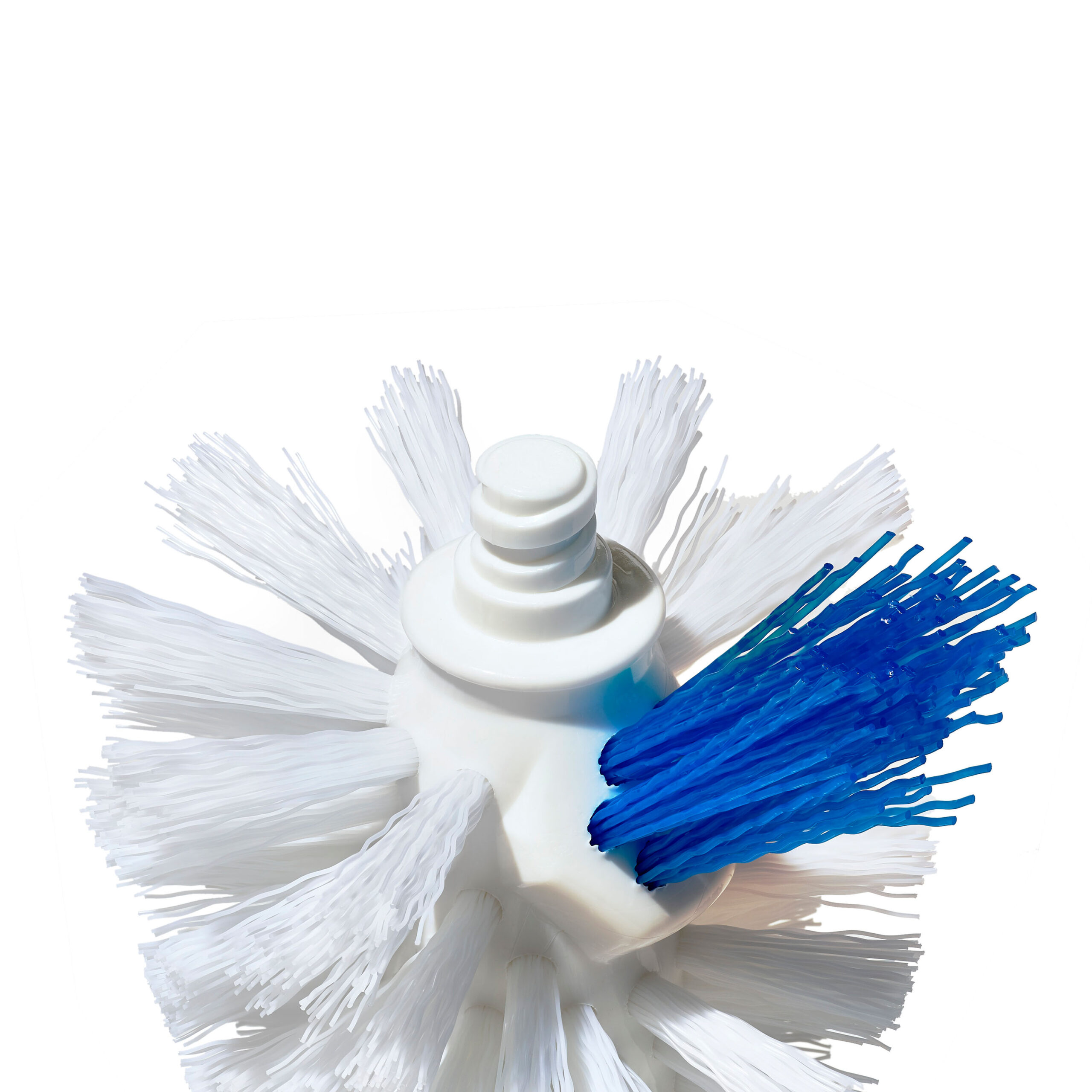 Toilet Brush with Rim Cleaner Replacement Head Refill