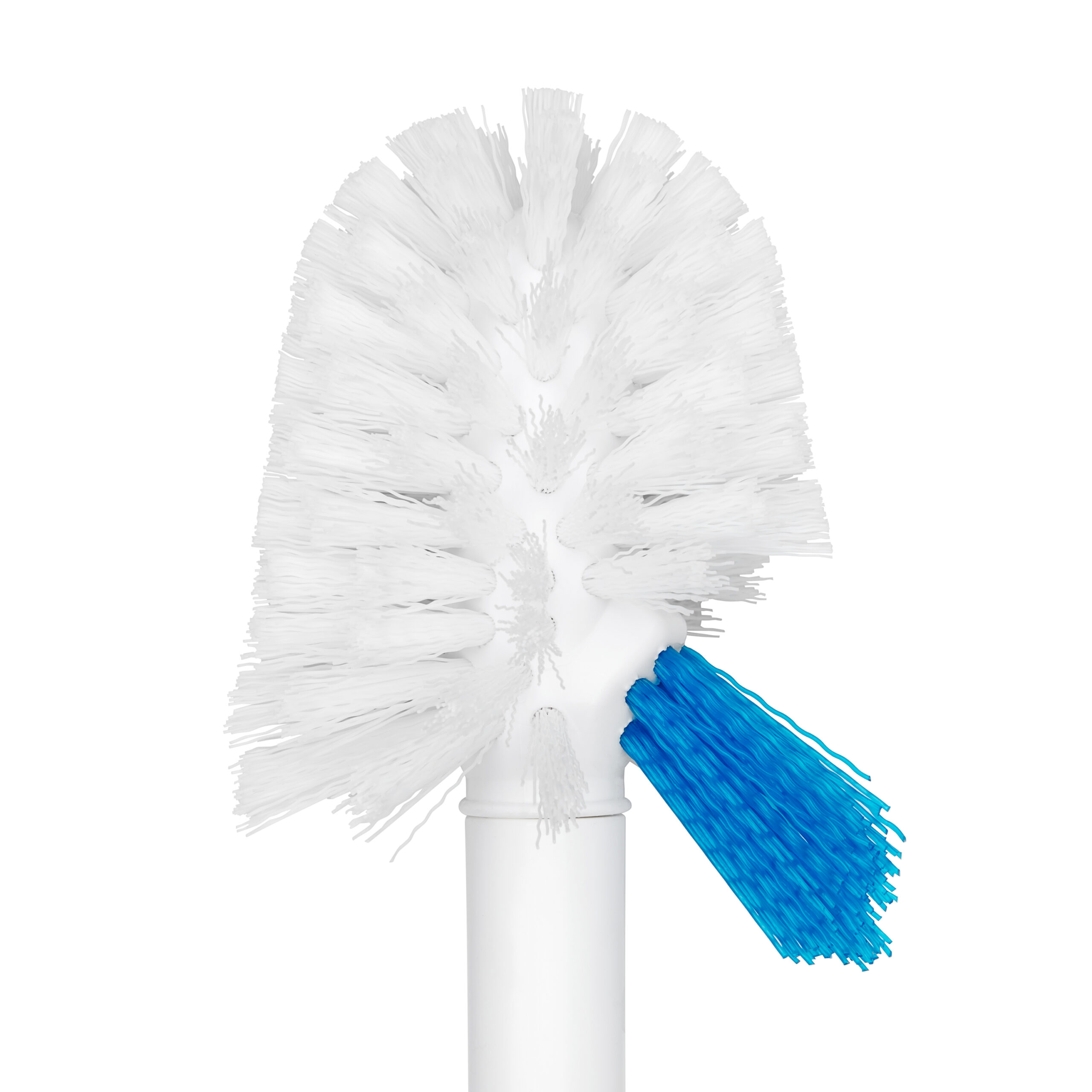 Toilet Brush with Rim Cleaner Replacement Head Refill