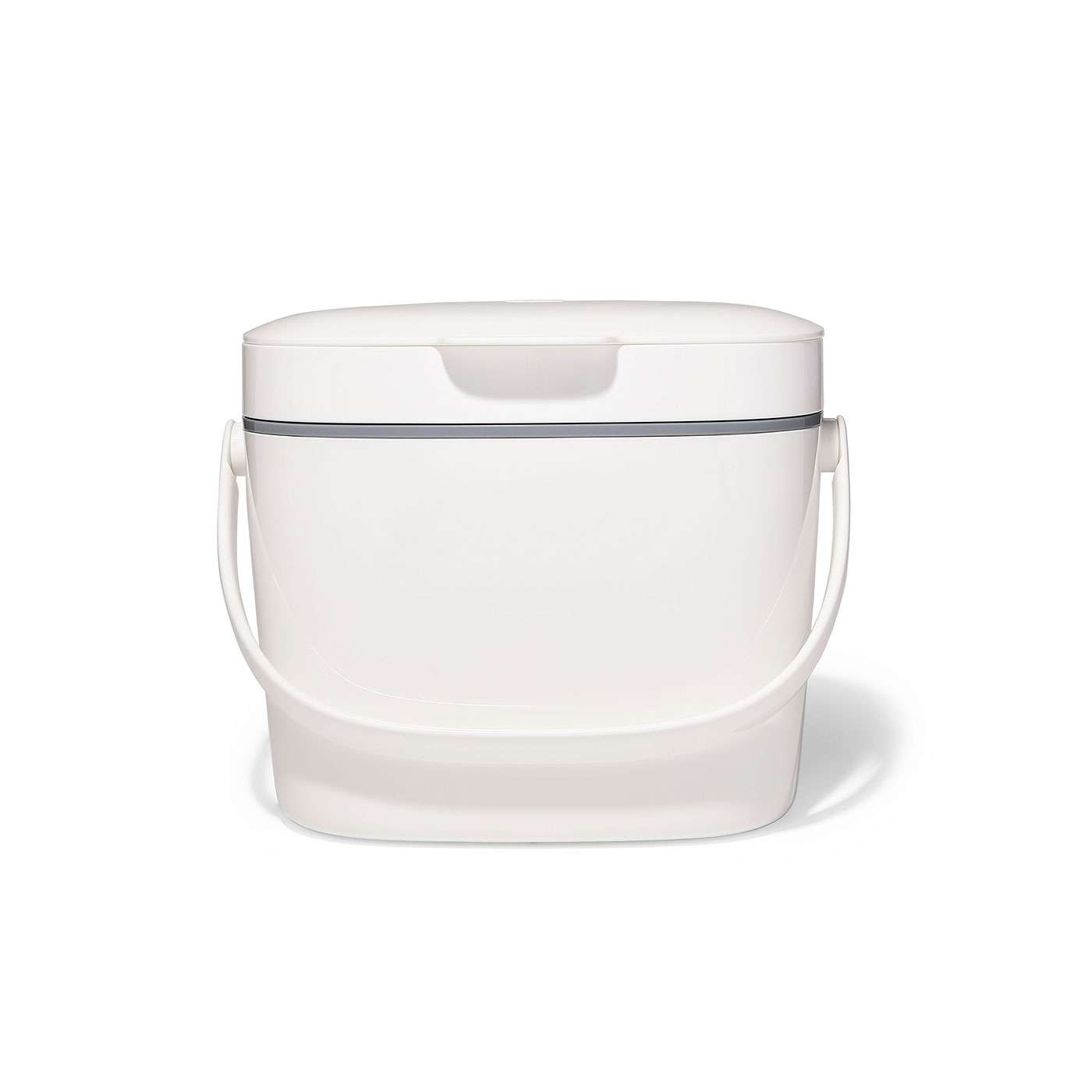 Easy Clean Compost Bin – White – 6.62L