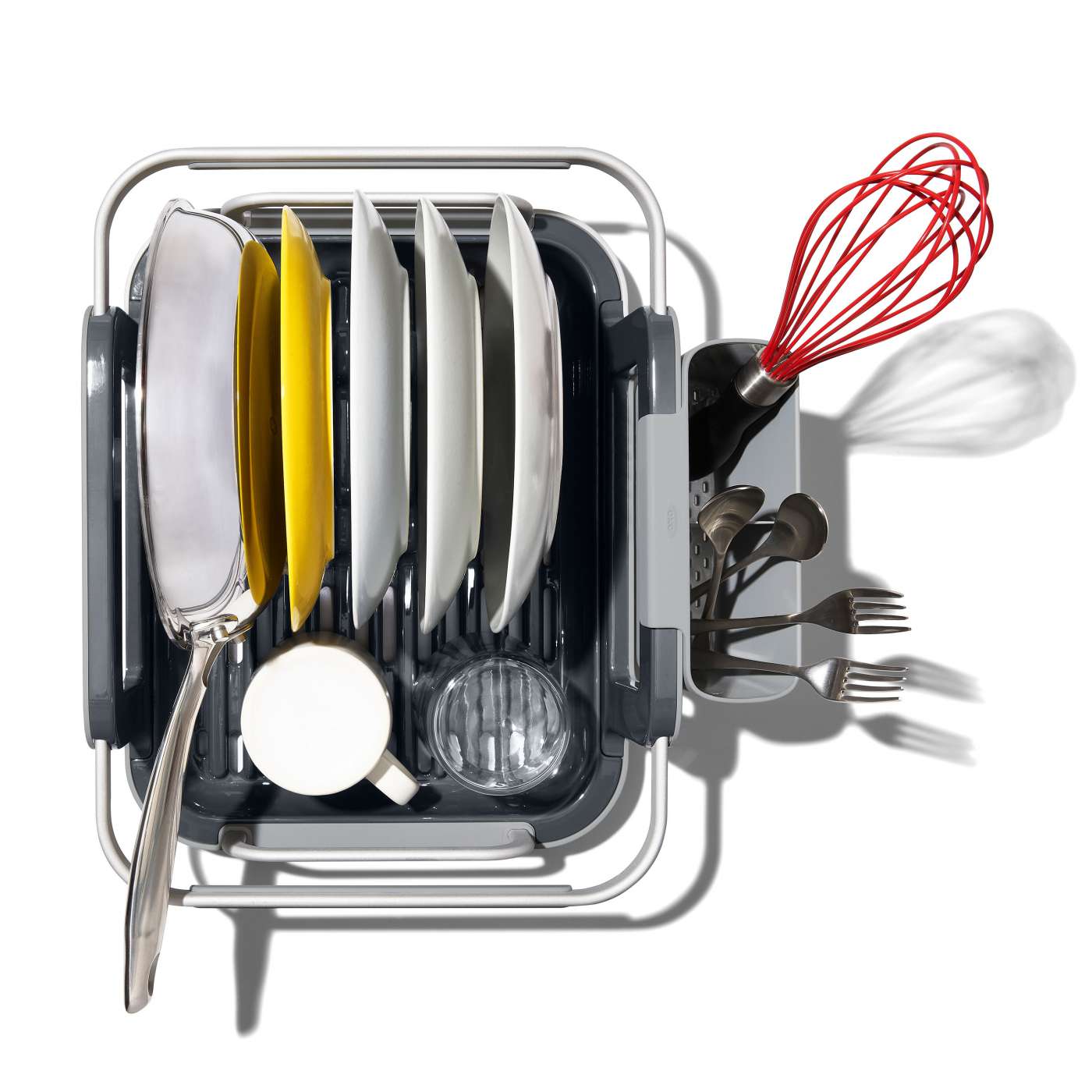 Over-the-sink Aluminum Dish Rack