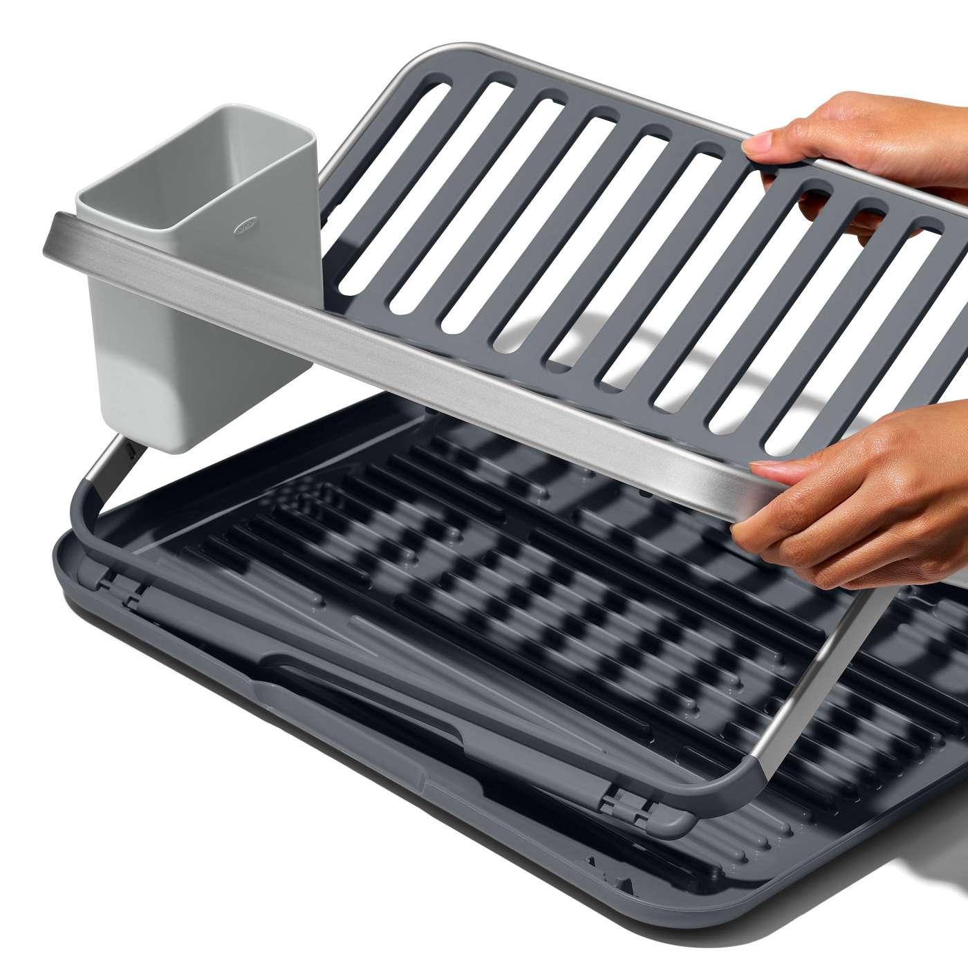 Oxo Good Grips Folding Stainless Steel Dish Rack