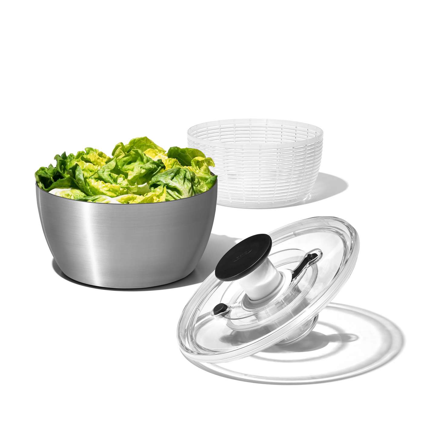 OXO Stainless-Steel Salad Spinner