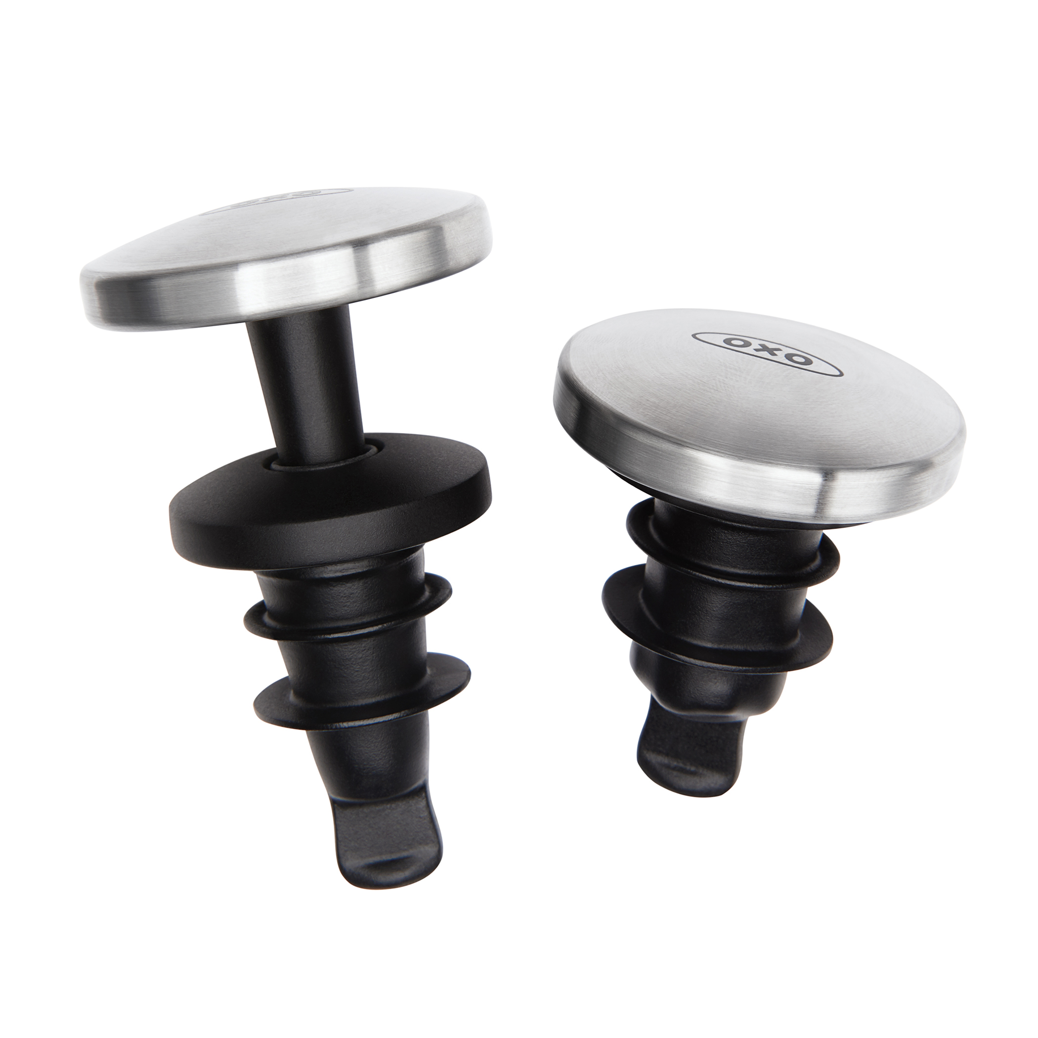 Steel Spillproof Wine Stopper Set