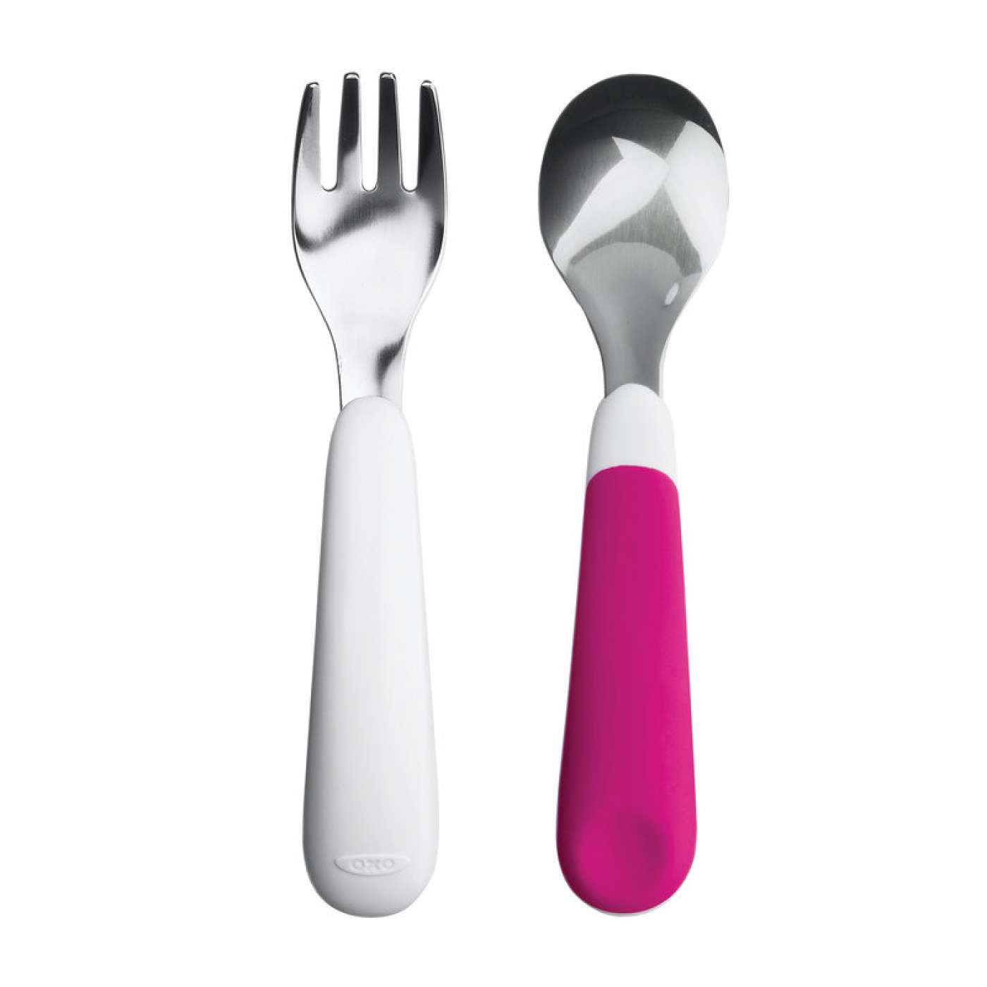 Fork & Spoon Set – Raspberry
